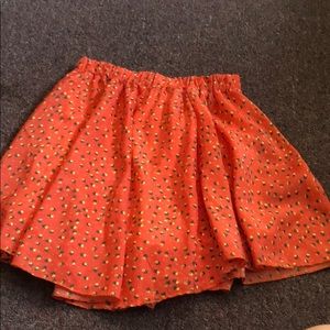 Orange skirt